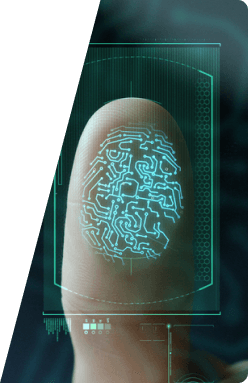 Biometric access control fingerprint scan